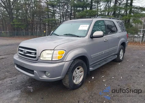 2002 Toyota Sequoia Limited V8 from USA, damaged, VIN 5TDBT48A92S061934